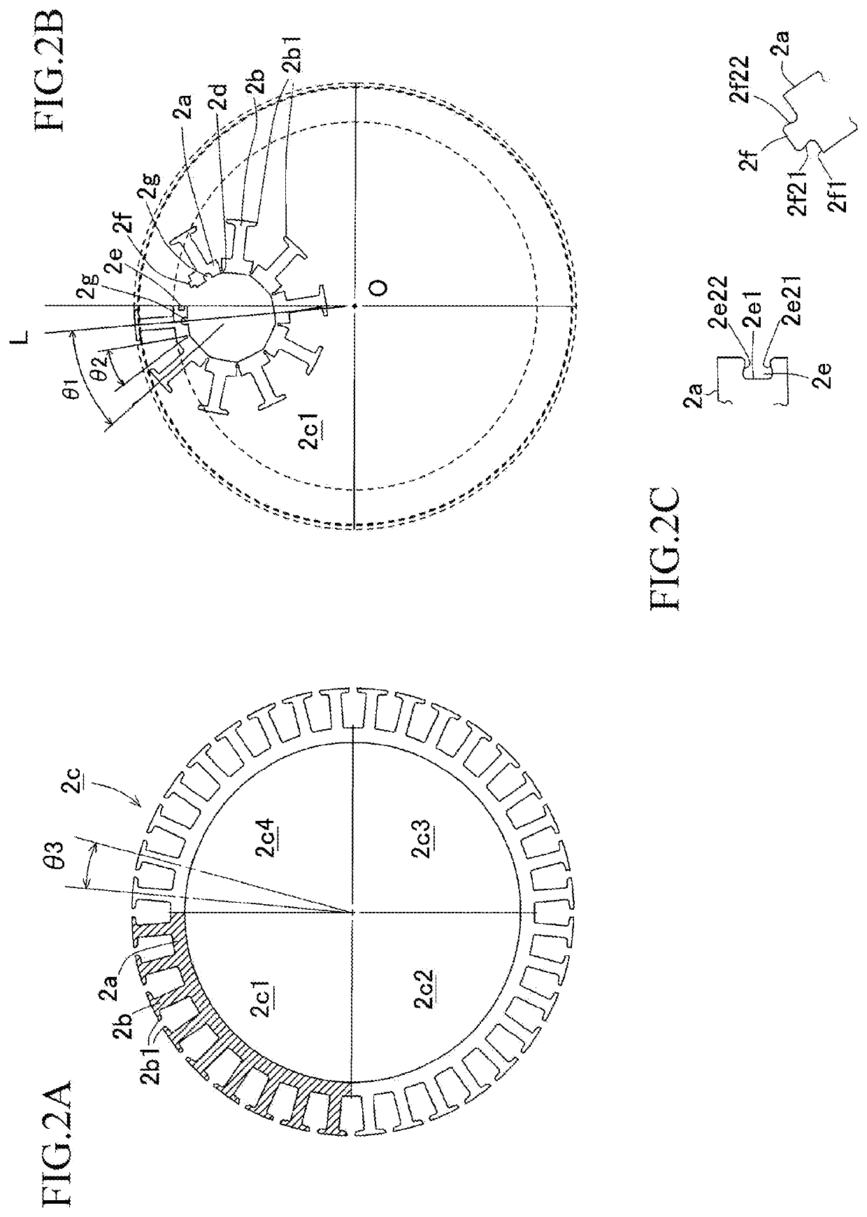 Stator, method of manufacturing stator, and outer rotor type motor