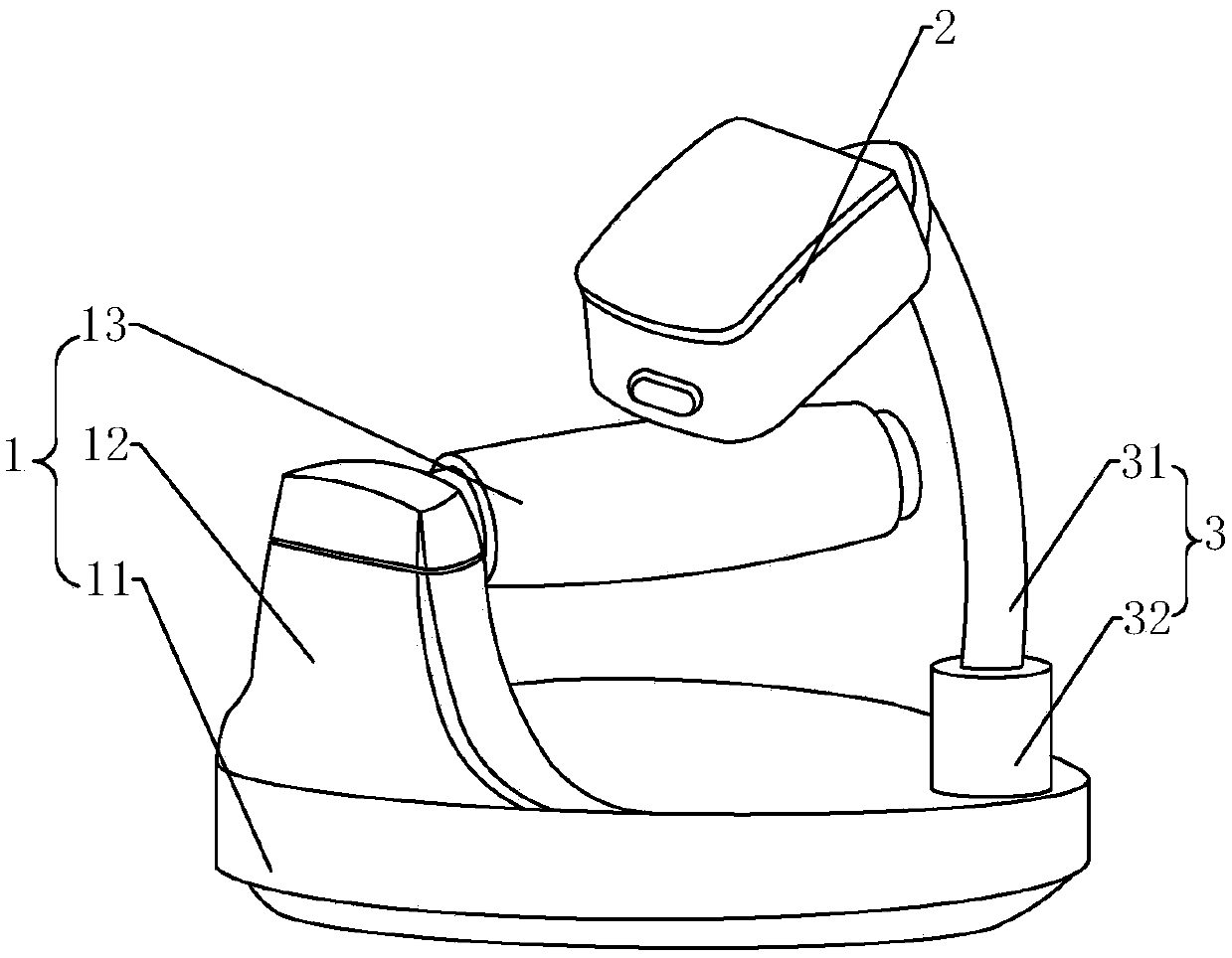 Medical intravenous injection auxiliary device