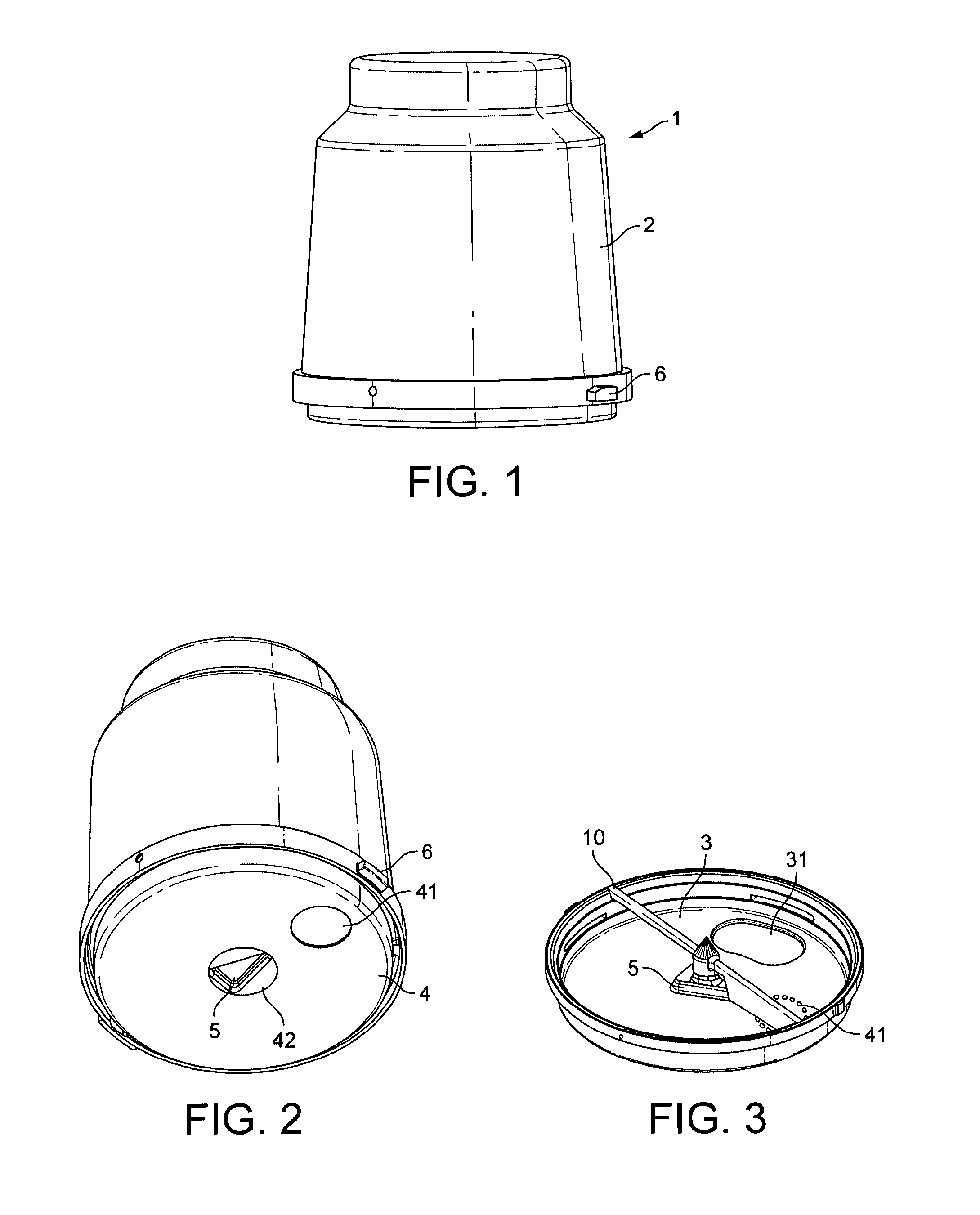 System of a container for storing and dispensing a product and a machine for dosing the product