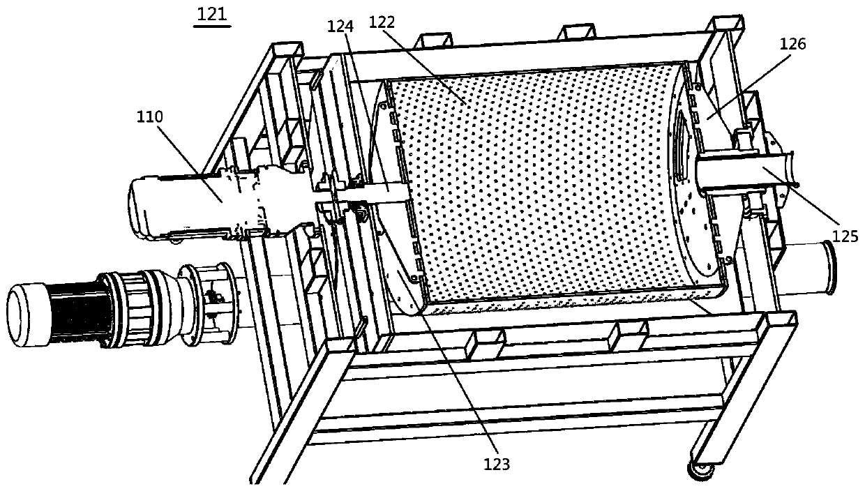 Ball milling device and ball milling system thereof