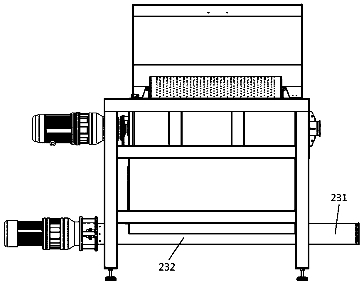 Ball milling device and ball milling system thereof