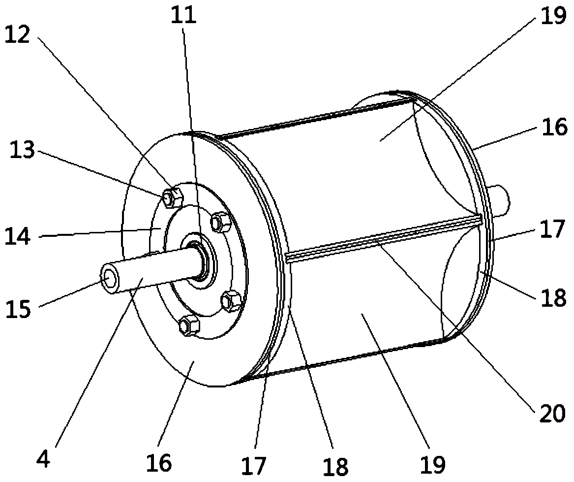 Rotary feeder sealed with air curtain