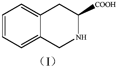 Method for preparing (S)-1,2,3,4-tetrahydroisoquinoline-3-carboxylic acid through chemical enzyme process