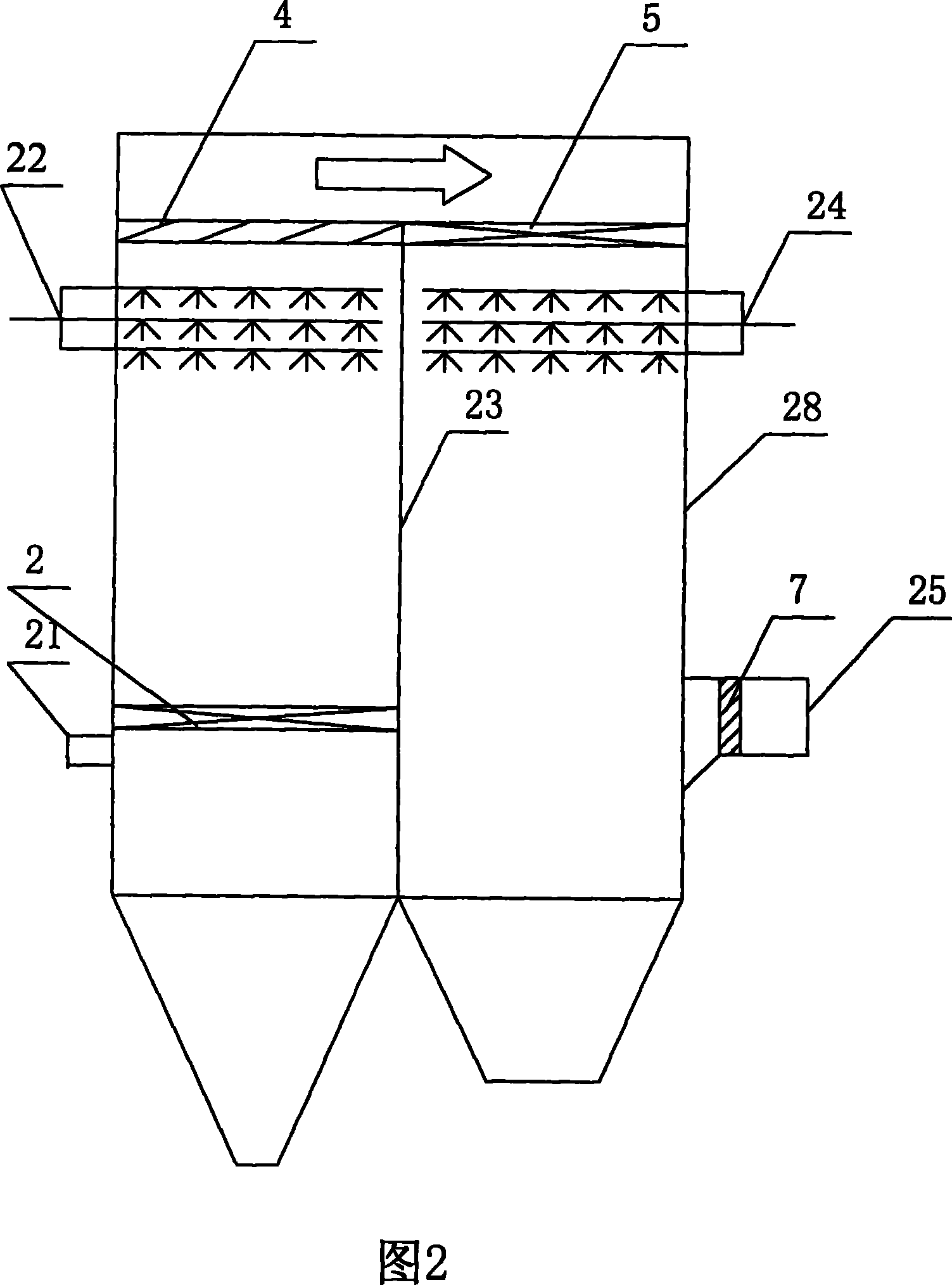 Method and apparatus for combined removing sulfur-dioxide and nitrogenoxide by mixed solution