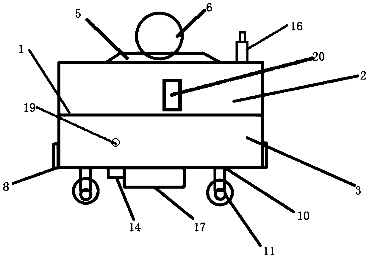 Movable indoor alarm device