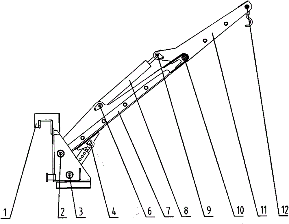 Bidirectional dual-regulation fork lifter boom