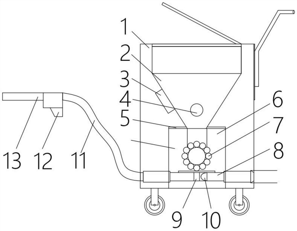 Dry ice cleaning method and dry ice cleaning machine for furnace tube