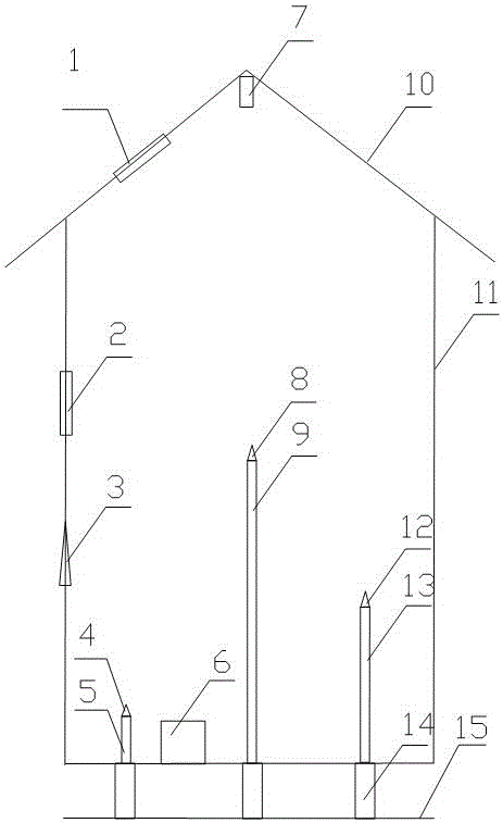 Intelligent monitoring warning small-size home-use grain barn