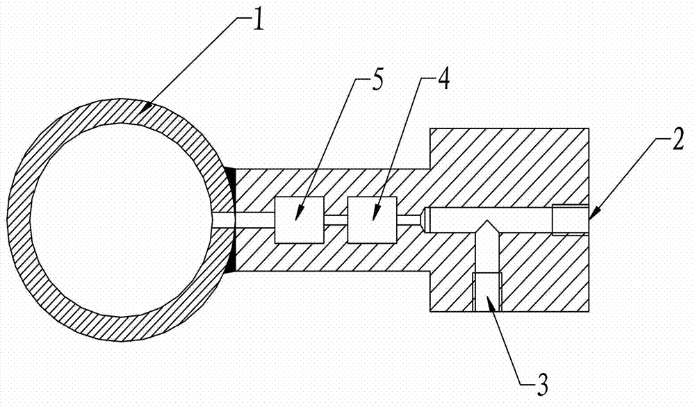 Glue applying nozzle