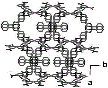 Co(II)-based crystalline catalyst with layer pillaring structure and preparation method thereof