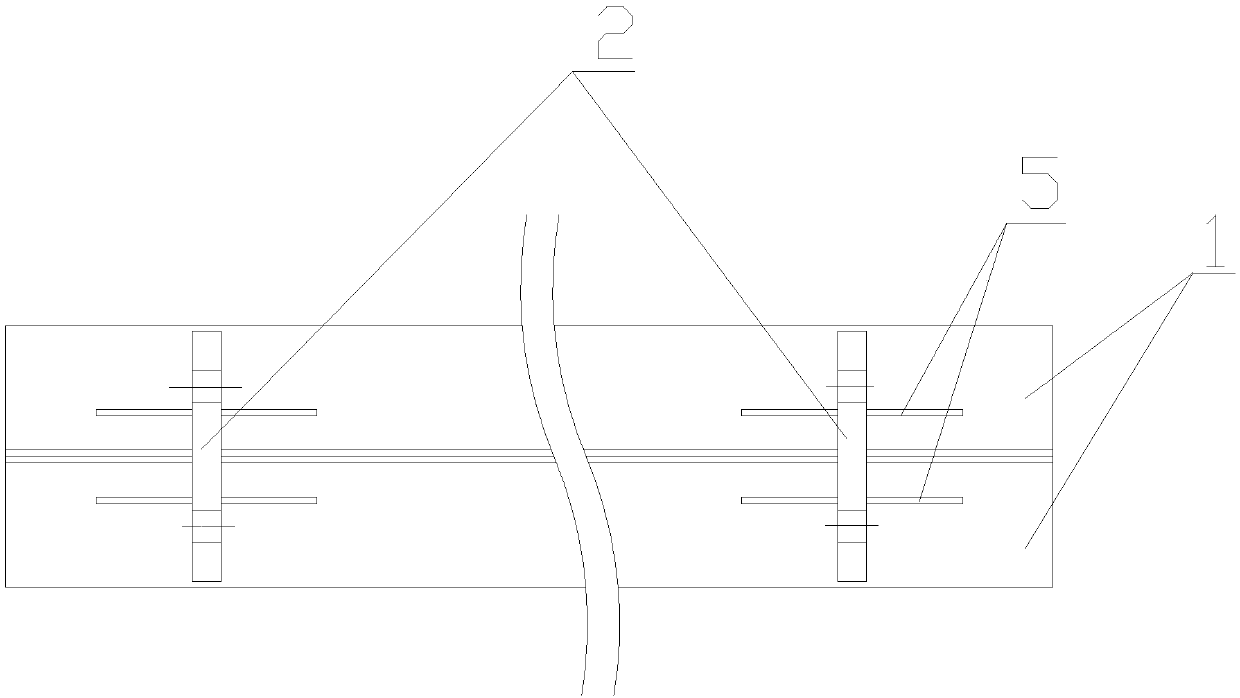 Tool for lifting big pieces for double travelling cranes and manufacturing method thereof