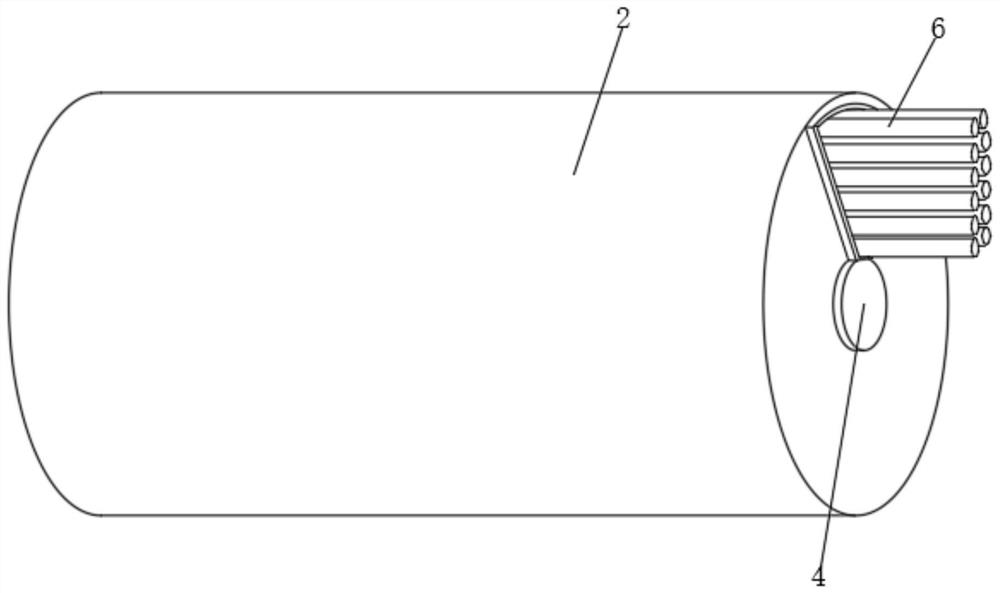 Small-outer-diameter optical cable structure