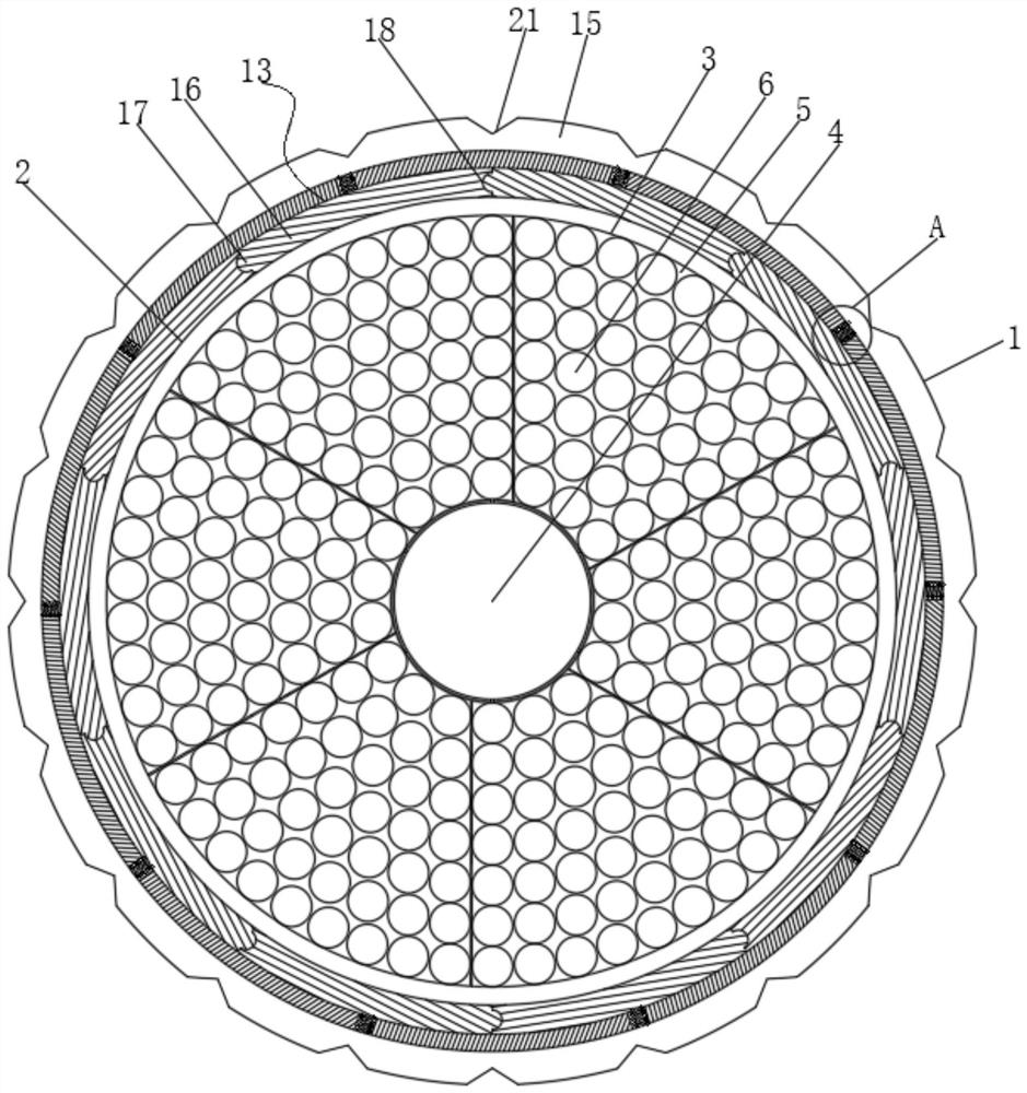 Small-outer-diameter optical cable structure