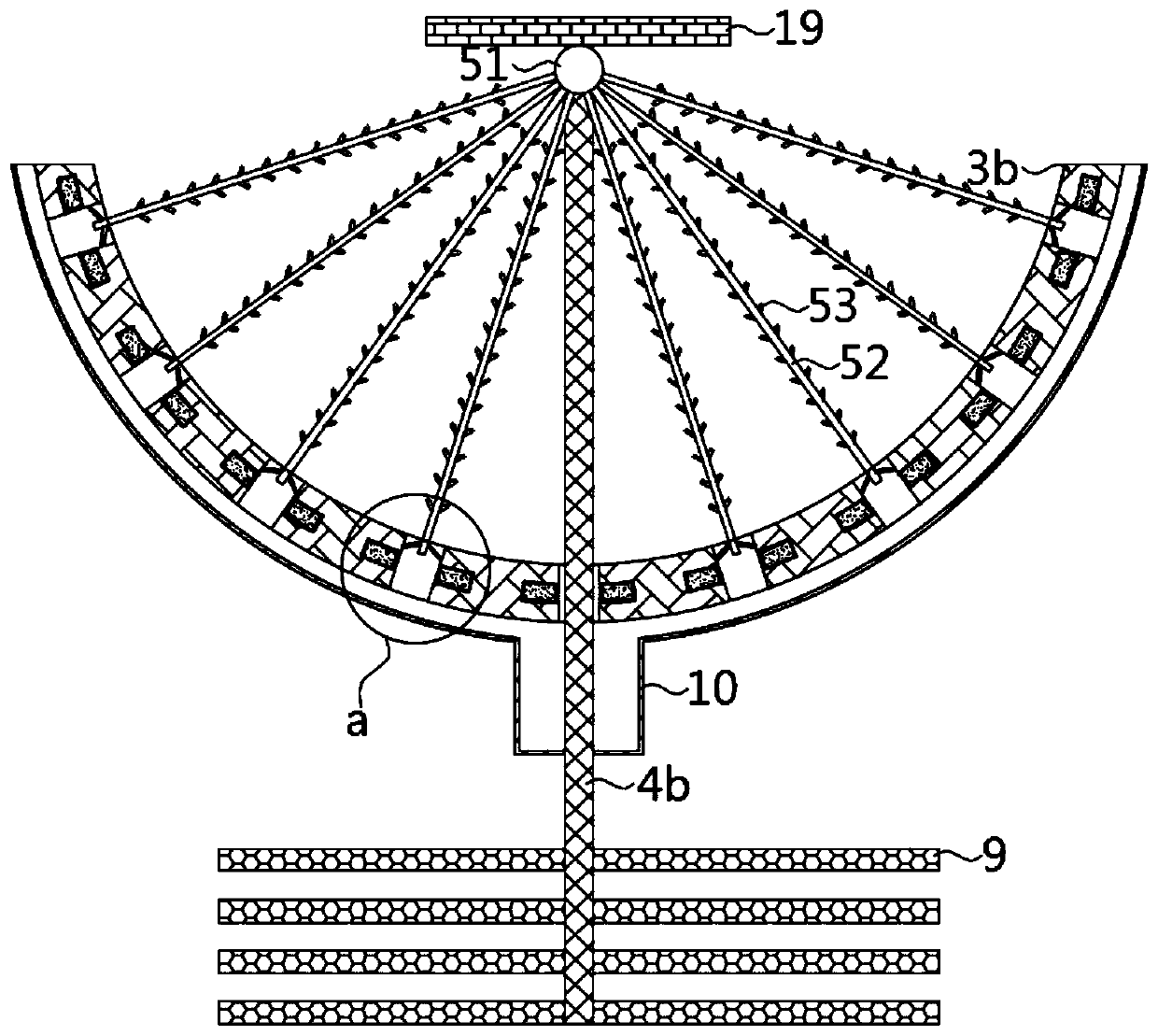 Water resource recyclingand utilization device for arid areas