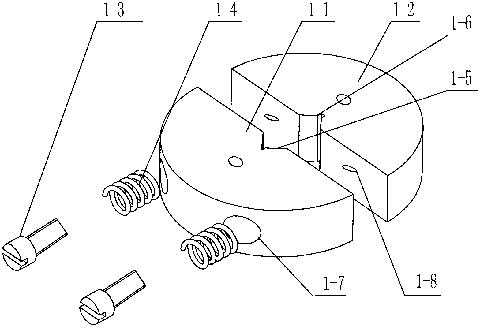 Stick-slip rotating and positioning device