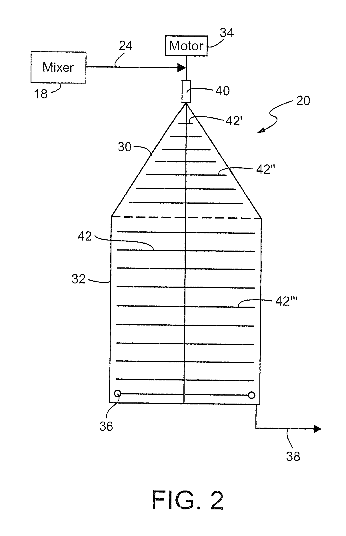 Method and apparatus for mixing a lignocellulosic material with enzymes