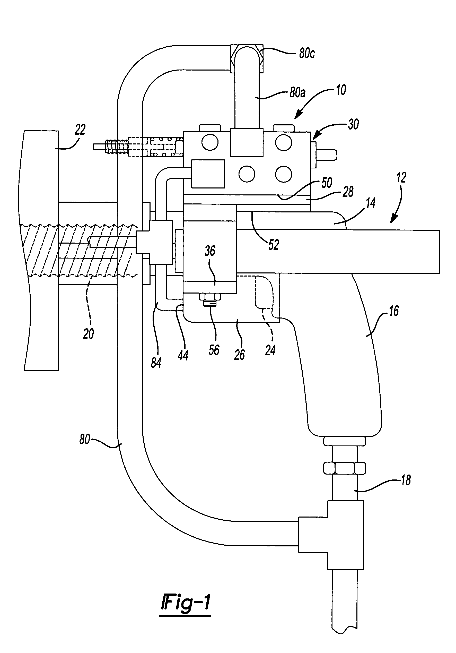 Pneumatic motor trigger actuator