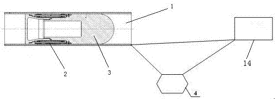 Device and method for testing expanding characteristic of empennage based on air cannon device