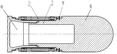 Device and method for testing expanding characteristic of empennage based on air cannon device