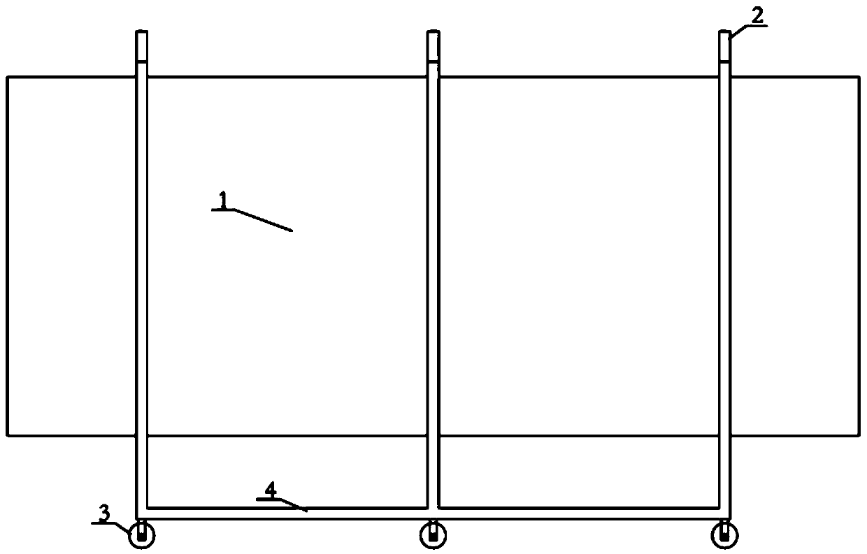 Magnetic levitation track beam tensioning protection device and protection method