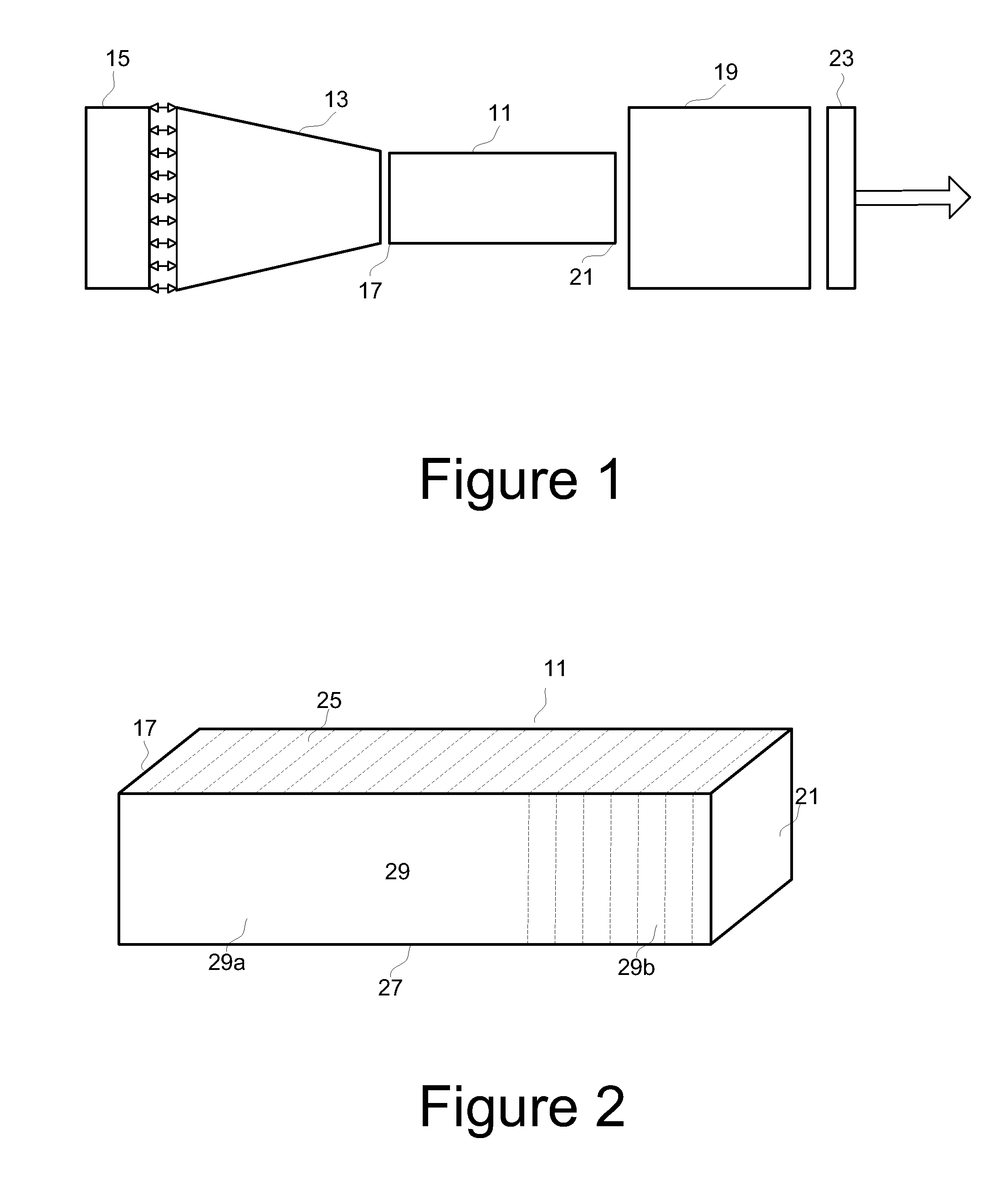 Suppression of parasitic lasing