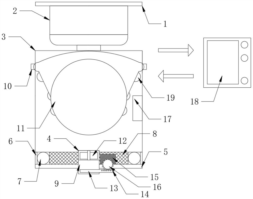 Device capable of accurately guiding river and lake sediment dredging work