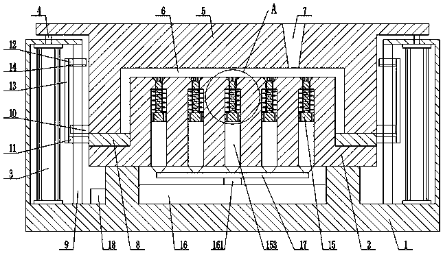 Plastic panel injection mold for water purifier