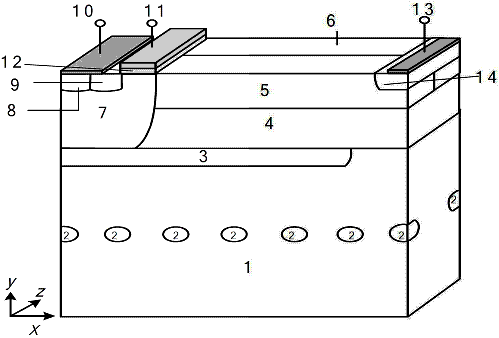 Super junction lateral double-diffused metal-oxide semiconductor (LDMOS) device