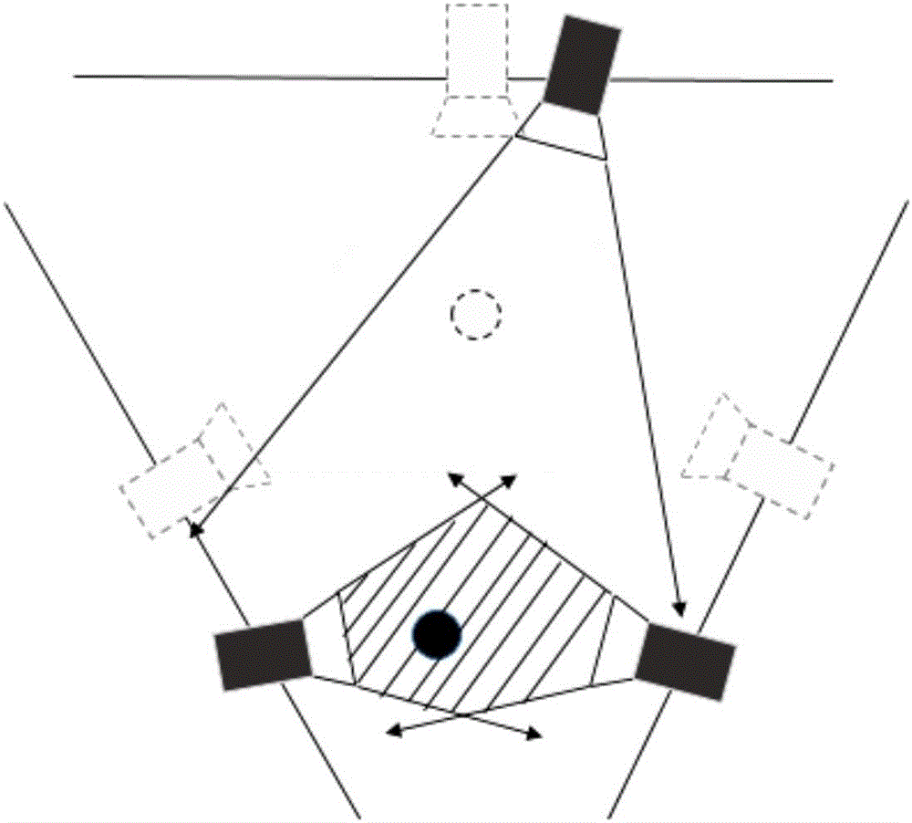 Multi-view stereoscopic vision system and method for indoor scene virtual reality live broadcast