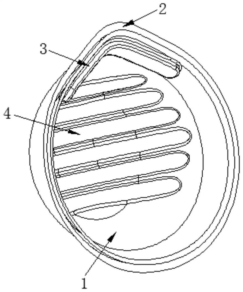 Environment-friendly traceless mask capable of being recycled