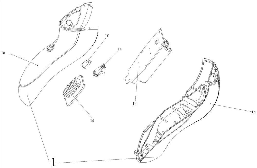 Shaver with shaver head combination with shaver nets rotating forwards and backwards