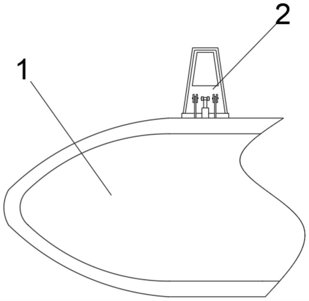 Water transportation channel safety management device