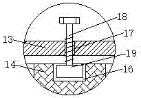 Clamping device for air conditioner production equipment