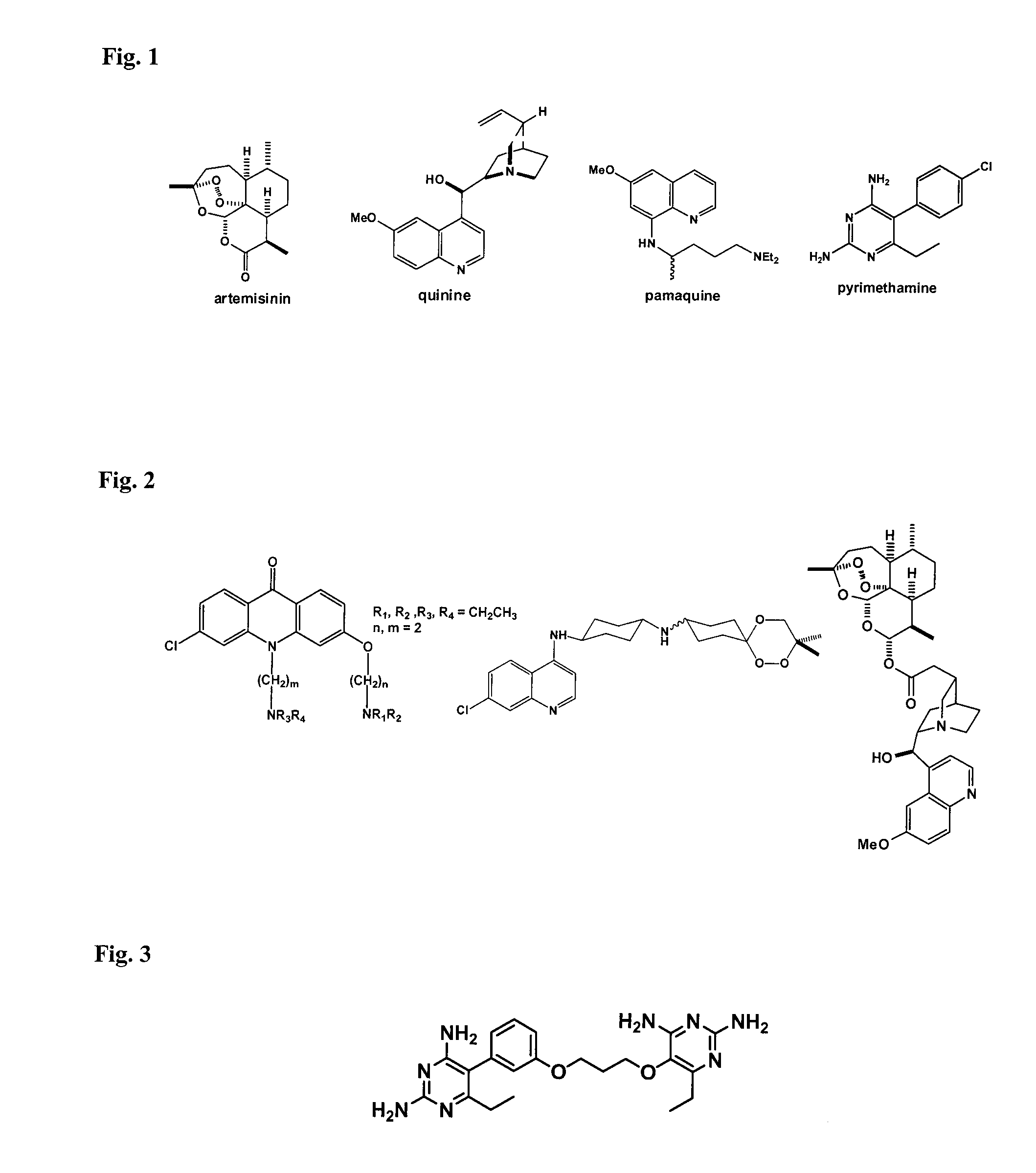 Anti-folate antimalarials with dual-binding modes and their preparation