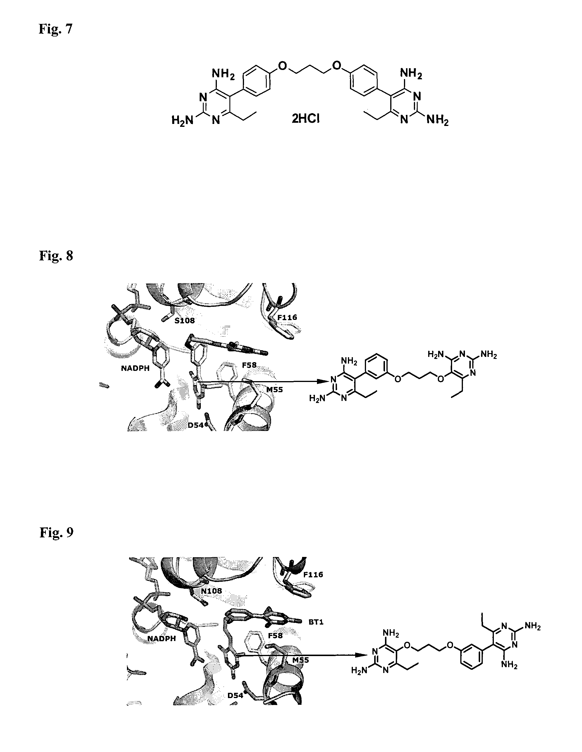 Anti-folate antimalarials with dual-binding modes and their preparation