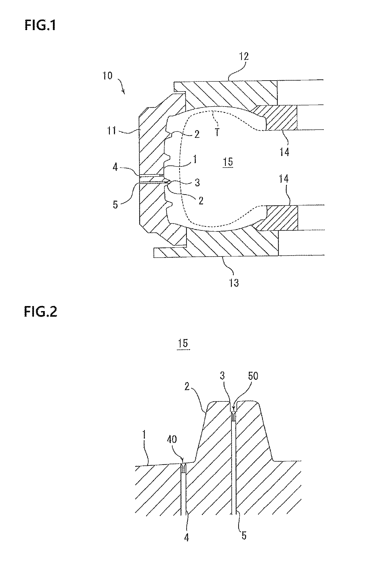 Tire cure mold and method of manufacturing tire