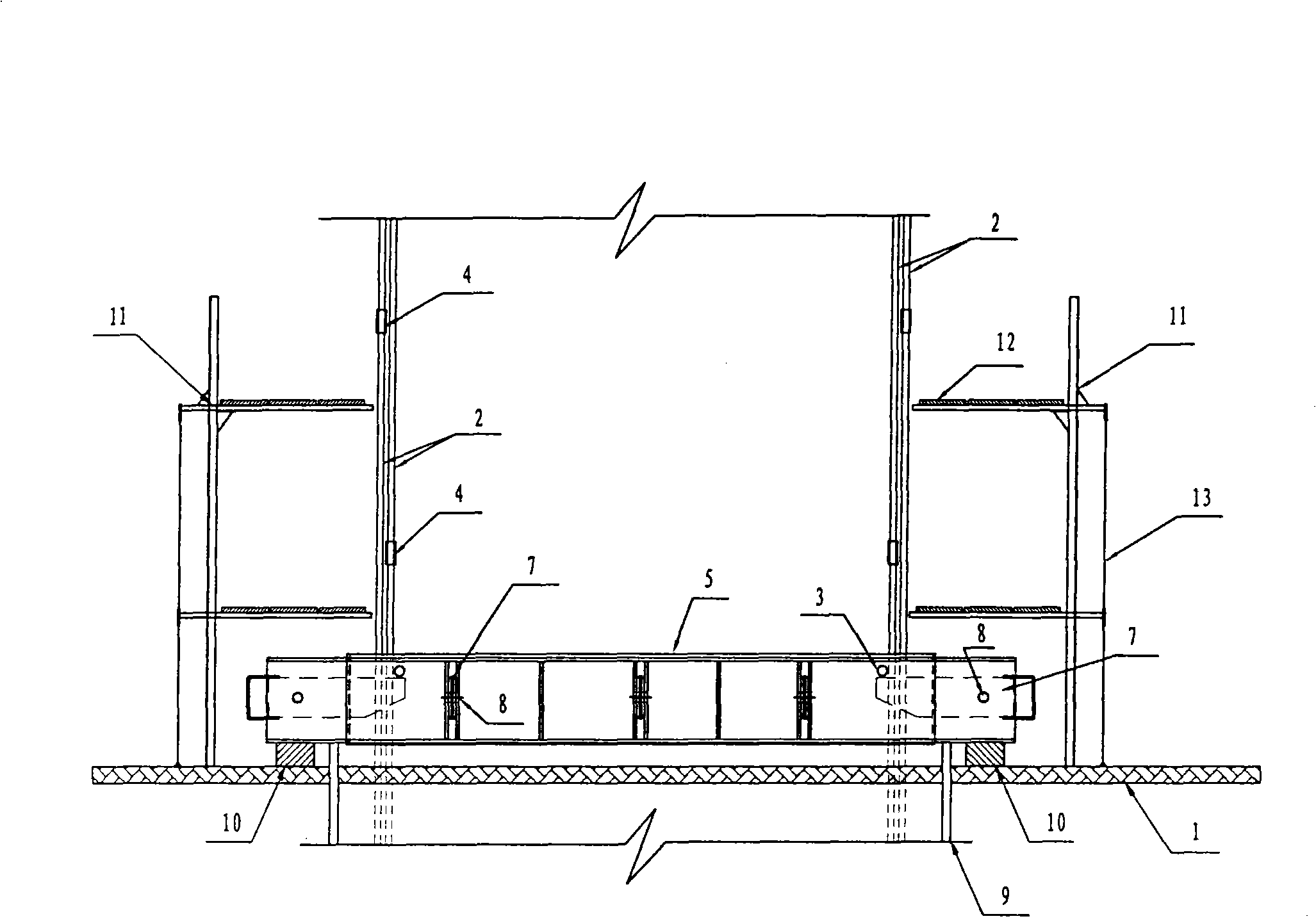 Reinforcement cage quick-assembling positioning system