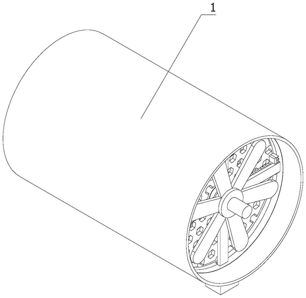 Exhaust pipe of fresh air system