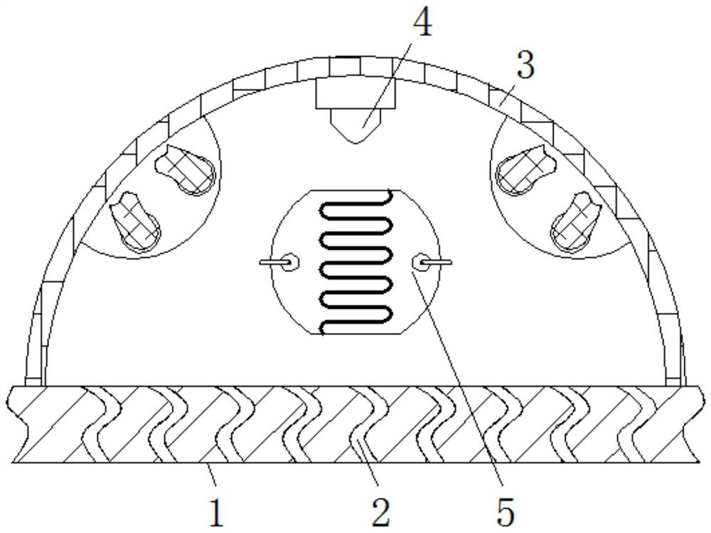 Anti-explosion indicating lamp device for preventing fire dense smoke from influencing the brightness of indicating lamp