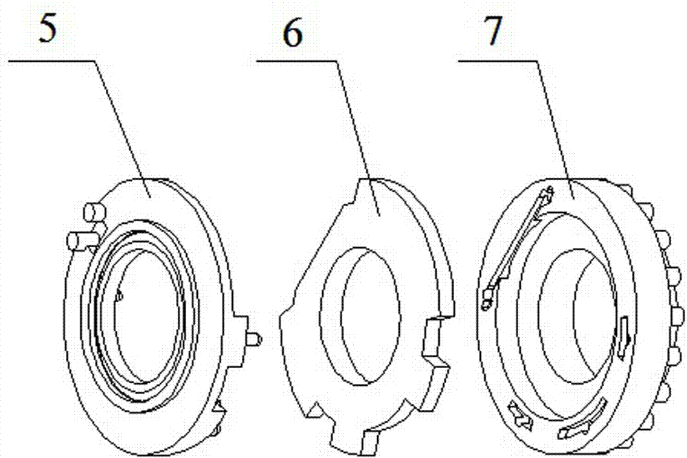 Electric signal counting photoelectric direct-reading device for remote transmission instruments