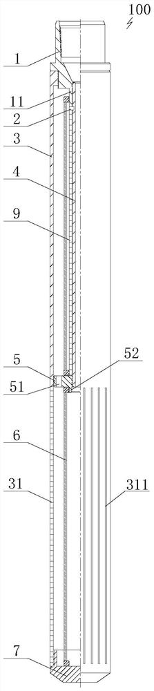 Pre-set downhole filter and water filtering method