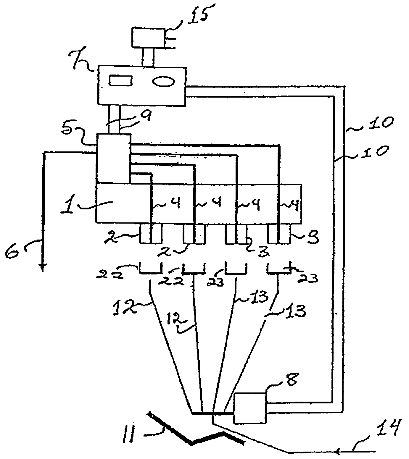 Method for sanitation of dental water lines