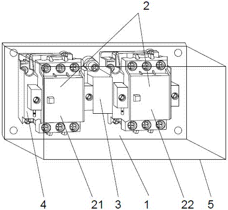 A dual power supply automatic transfer switch appliance