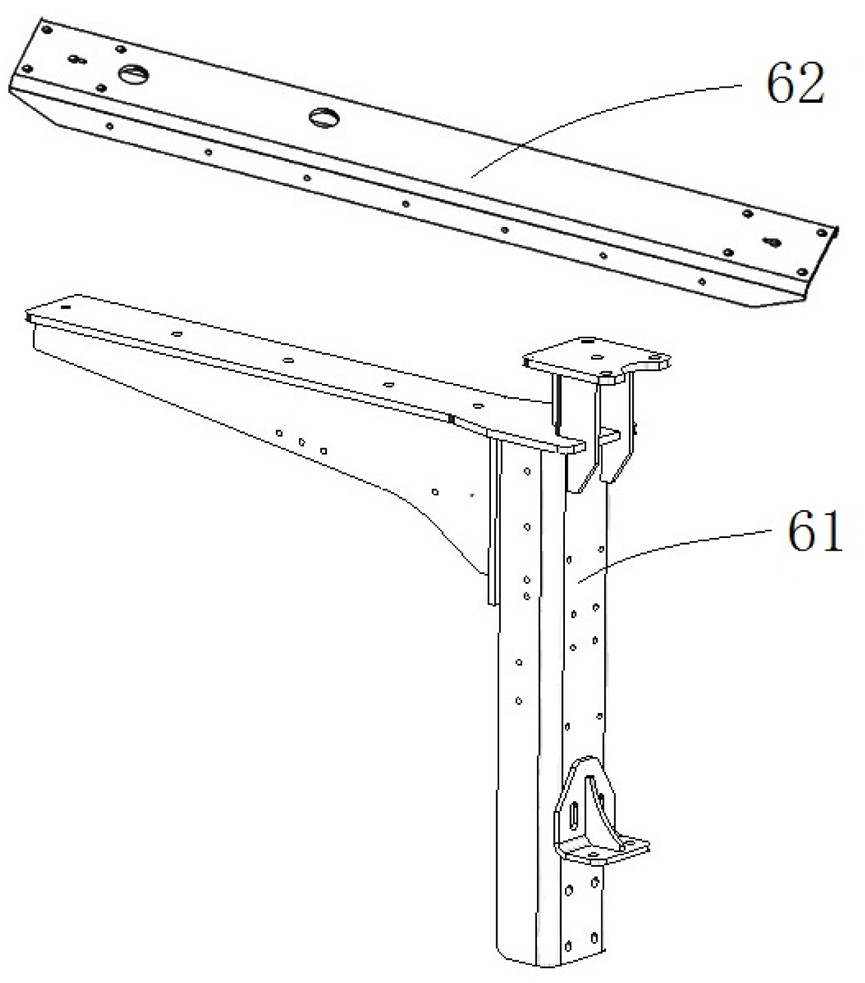 Frame assembly and engineering vehicle