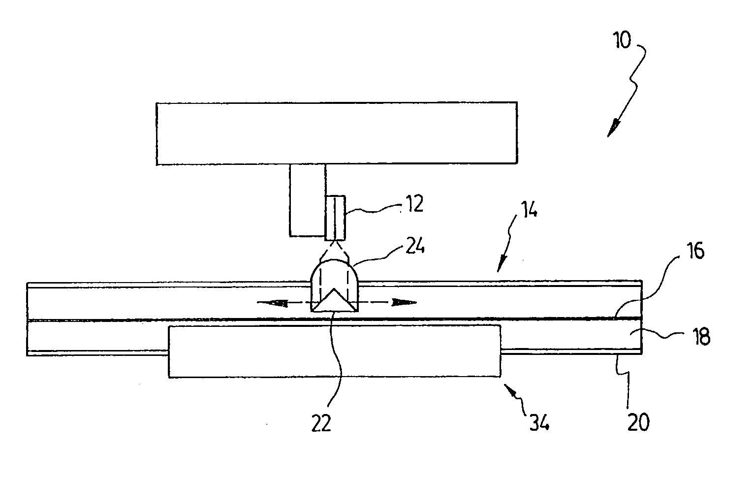 Light coupling between a light source and an optical waveguide