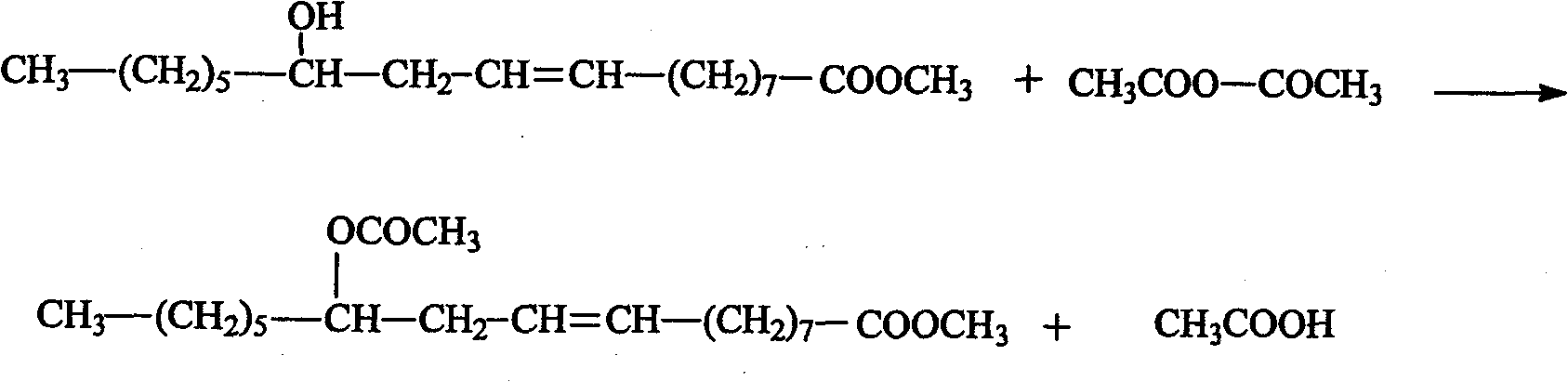 Method for preparing epoxidized methyl acetorieinoleate