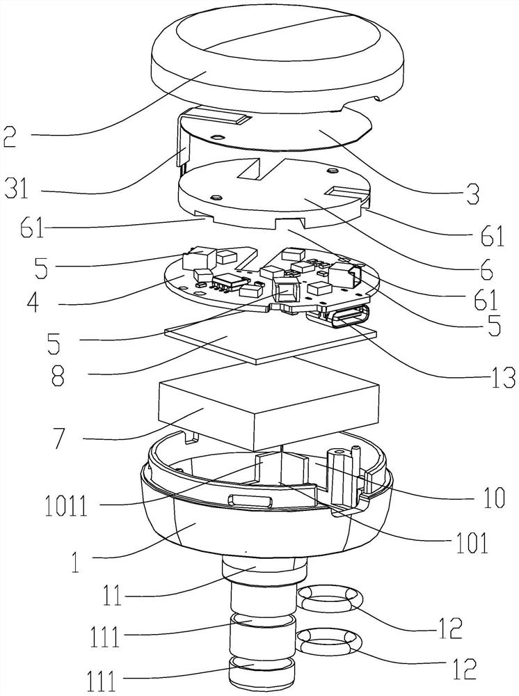 Massage head with heating function and muscle massager applying massage head