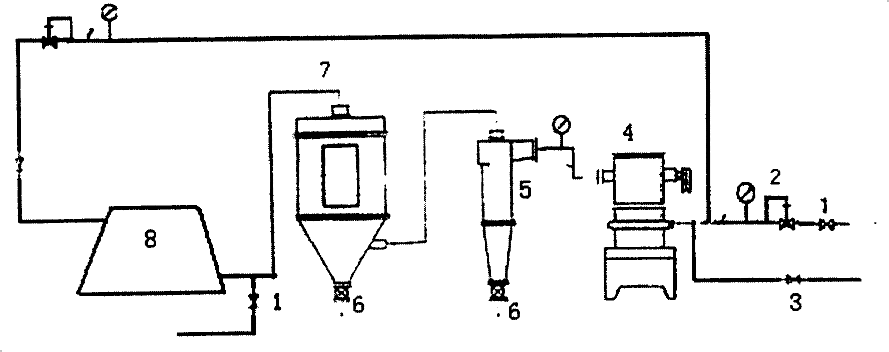 Method for continuous preparation of solid natural gas