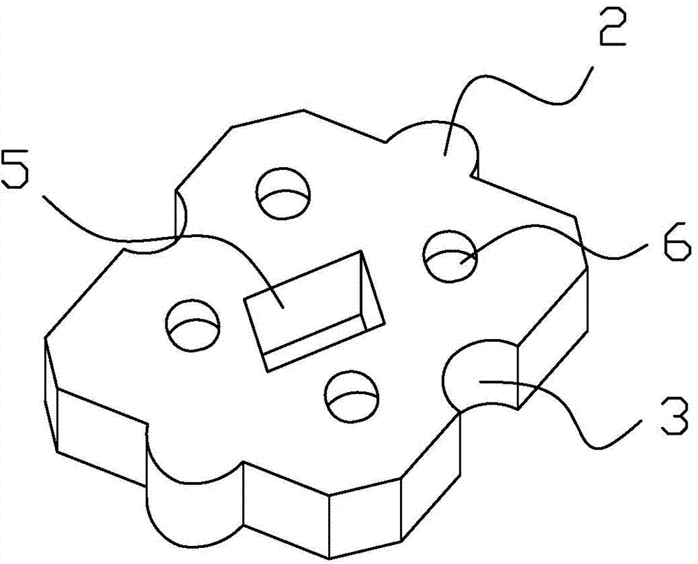 Ecological slope protection building block and slope protection method of ecological slope protection building block