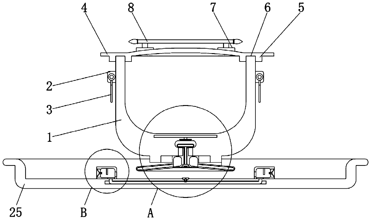 A ceramic bowl that utilizes the principle of thermal expansion and contraction of air to achieve negative pressure fixation